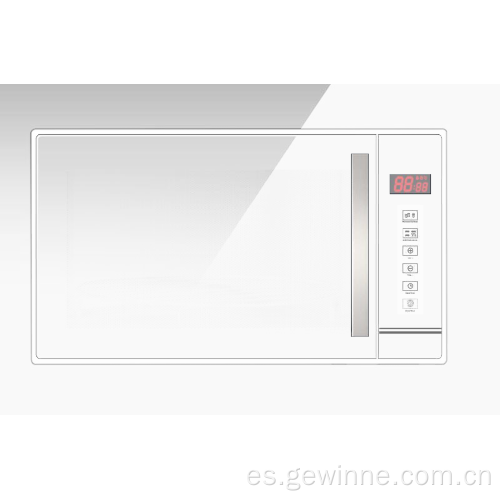 Horno microondas empotrable retro en blanco 20L